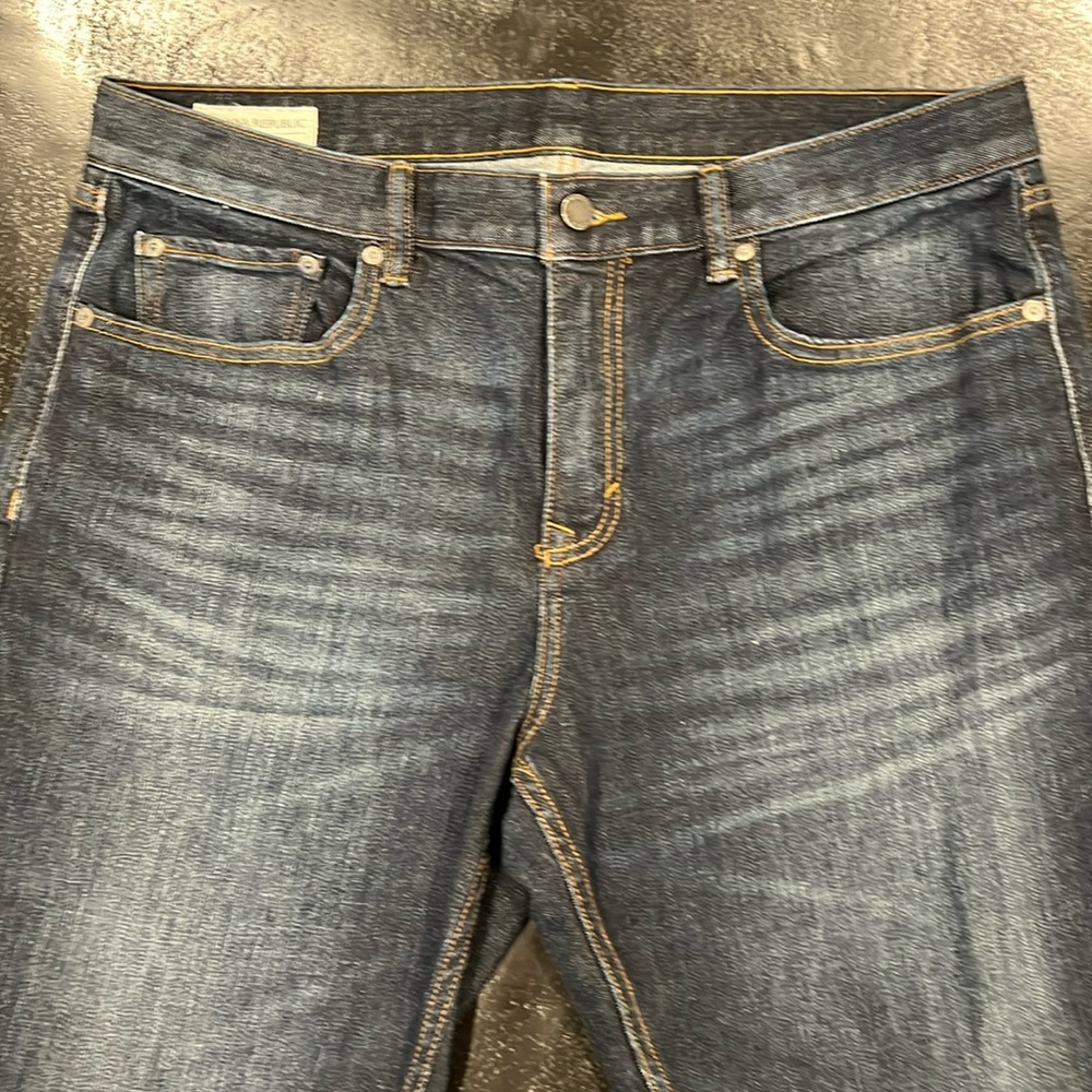 Banana Republic Slim Medium Wash Men’s Denim Jeans Size 35x32 - Picture 3 of 10